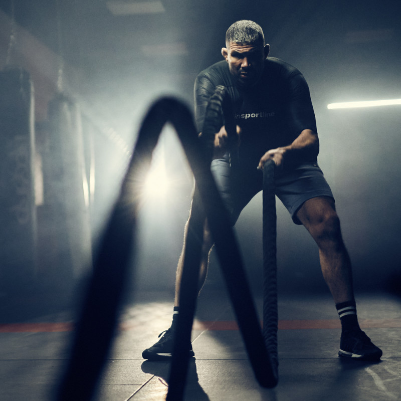 Тренувальний трос InSPORTline WaveRope фітнес-трос 50 мм - 15м