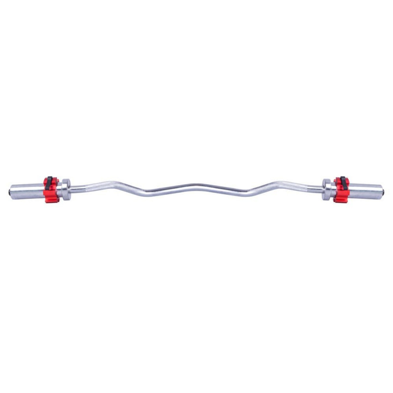 Олімпійський алюмінієвий затиск для грифа inSPORTline CL-21, 50мм червоний