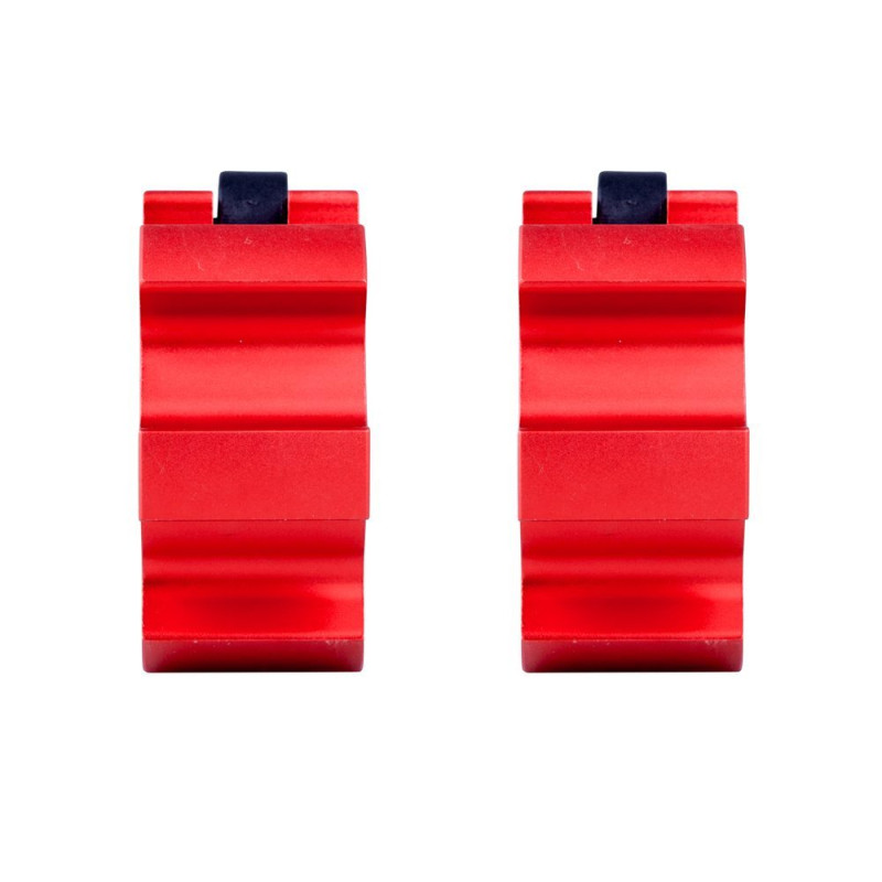 Олімпійський алюмінієвий затиск для грифа inSPORTline CL-21, 50мм червоний