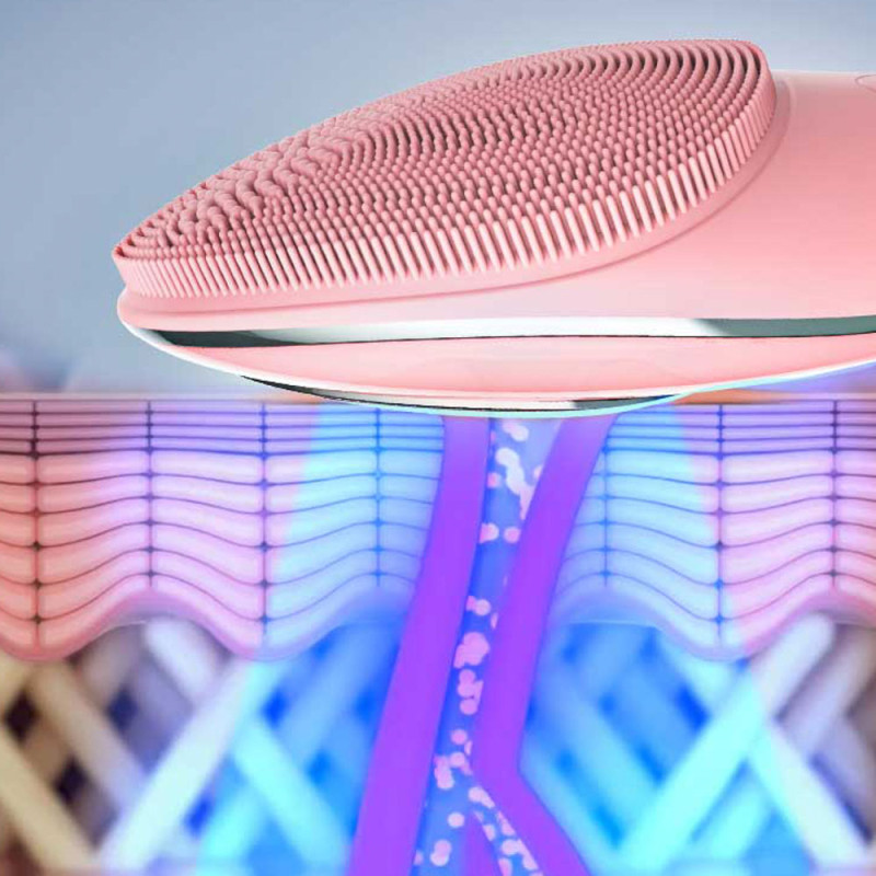 Звукова щітка для очищення обличчя inSPORTline Paulinne