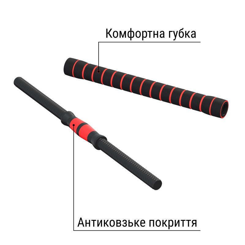 Гантелі з функцією штанги 2в1 Fit-On Pro 23кг