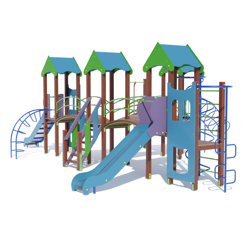 Дитячий ігровий комплекс "Фортеця друзів" DIO718, 991, 748, 326