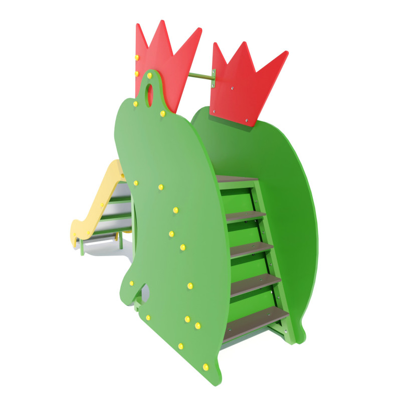 Дитяча гірка-спуск “Принцеса Жабка” DIOS507, 285, 65, 181, 109