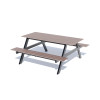 Стіл з лавками DIO918.2 (пластик)