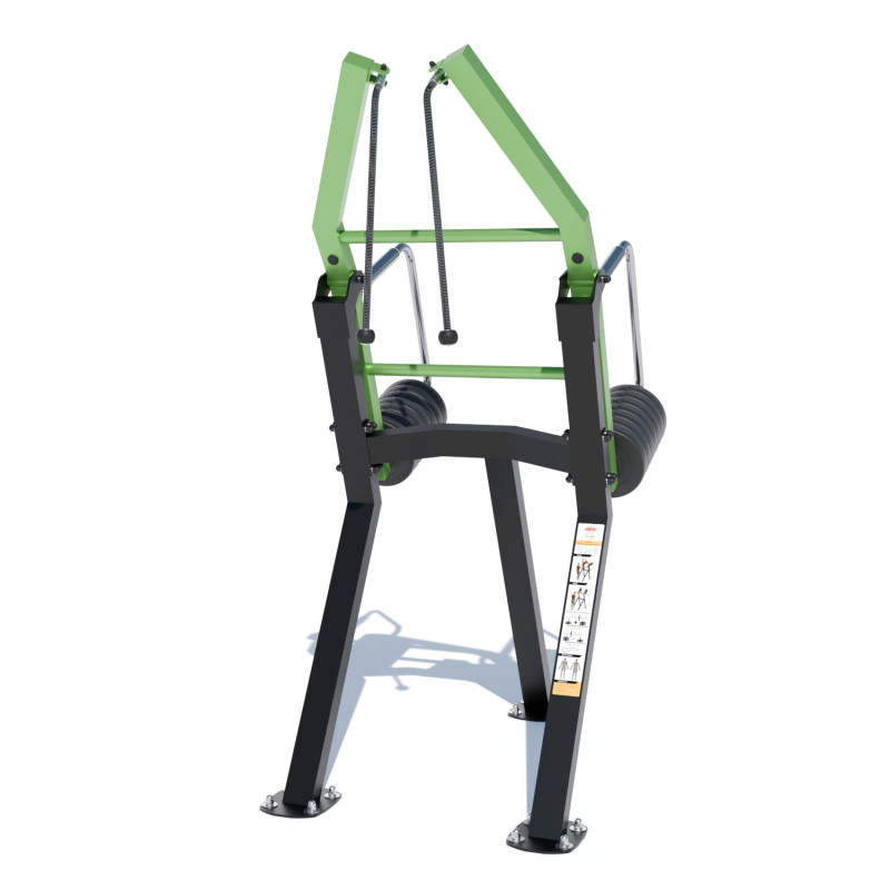 Вуличний тренажер "Вертикальна тяга на трицепс стоячи" SG615