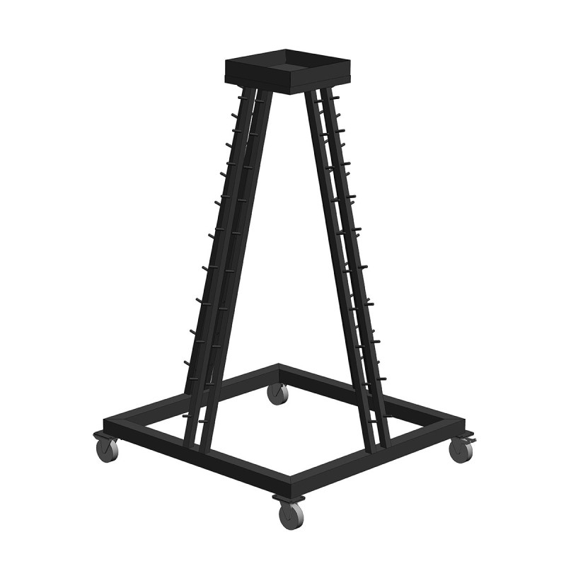 Стійка під гантелі мобільна TC153, 111, 111, 168, 54