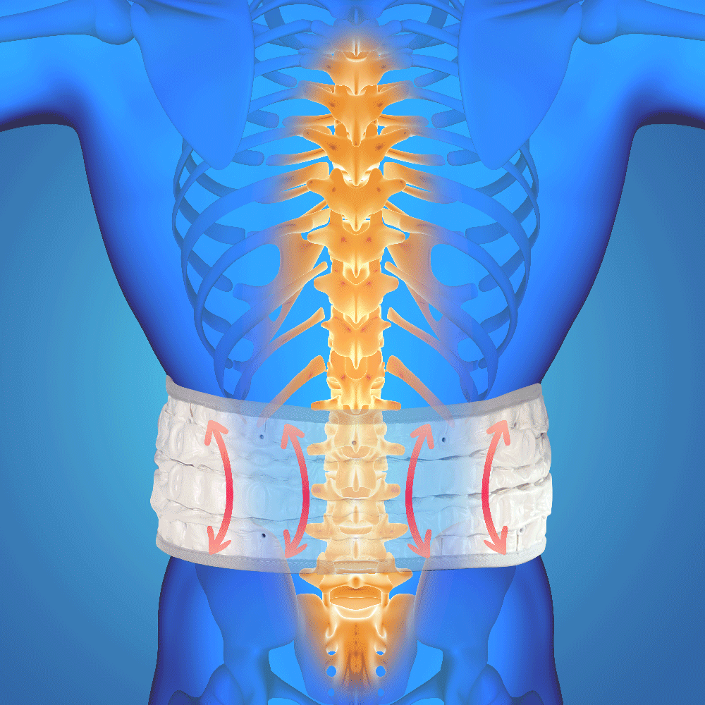 Фіксуючий поперековий опорний ремінь inSPORTline Ronyo Розмір XL